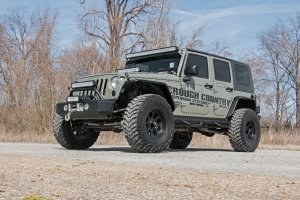 Jeep Wrangler Suspension Lift Kit - Front + Rear - Rough Country - 4 Inch Lift Kit | X-Series | V2 - '07-'10